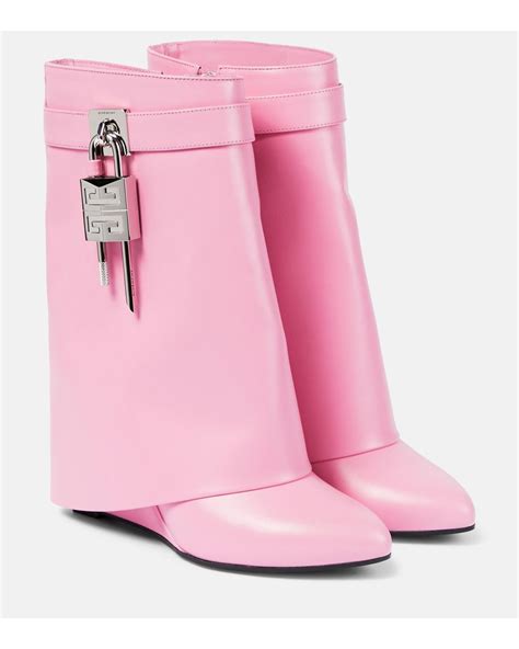 givenchy overknee boots|givenchy shark lock ankle boots.